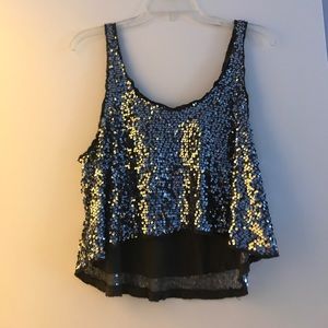 Sequins Crop top! Perfect condition!