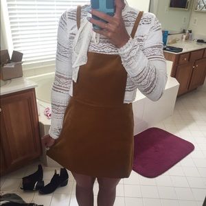 Zara jumper skirt/overall