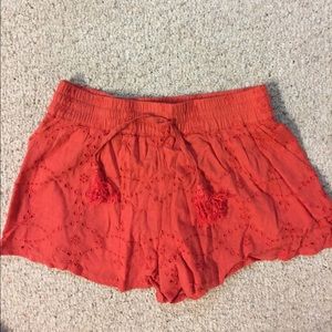 Free People Fabric Shorts