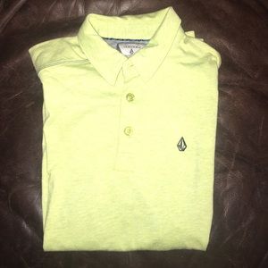 Light green polo shirt