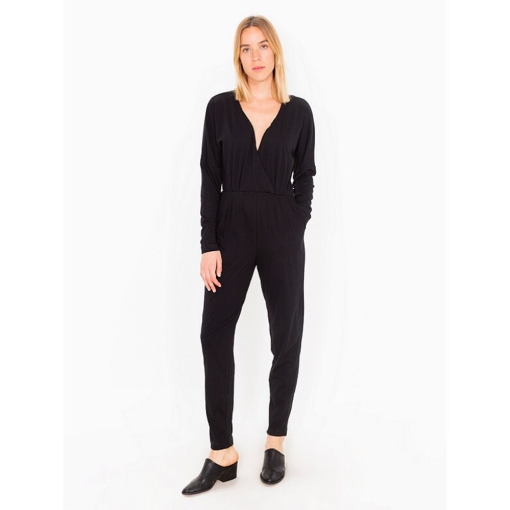 American Apparel Long Sleeve Jumpsuit