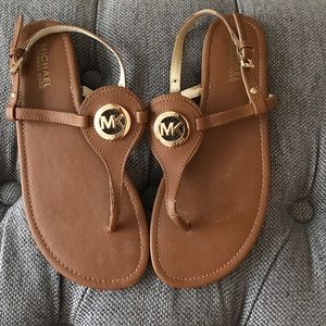 MK sandals *NEVER worn. Adjustable ankle strap