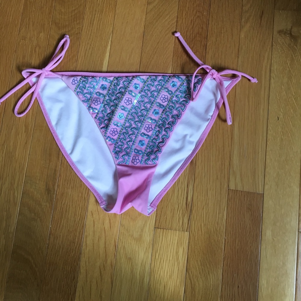 Victoria's Secret sequin front bikini bottom