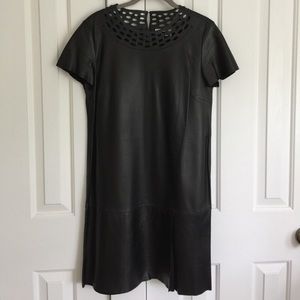 Diane von Furstenberg Leather Dress