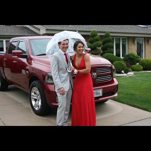 I am selling the RED PROM DRESS on the right. - Picture 4 of 4