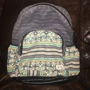 3 zipper bag pack with laptop compartment