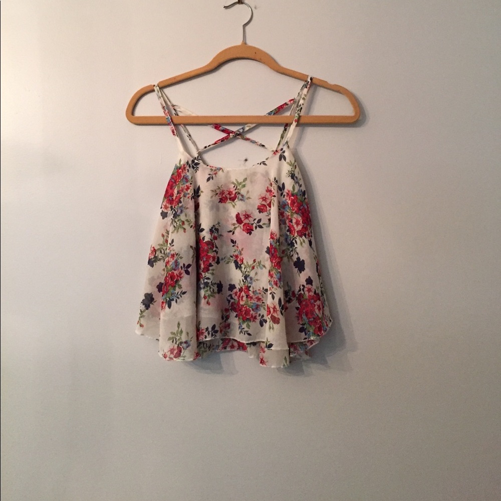 Floral Crop Top Size S