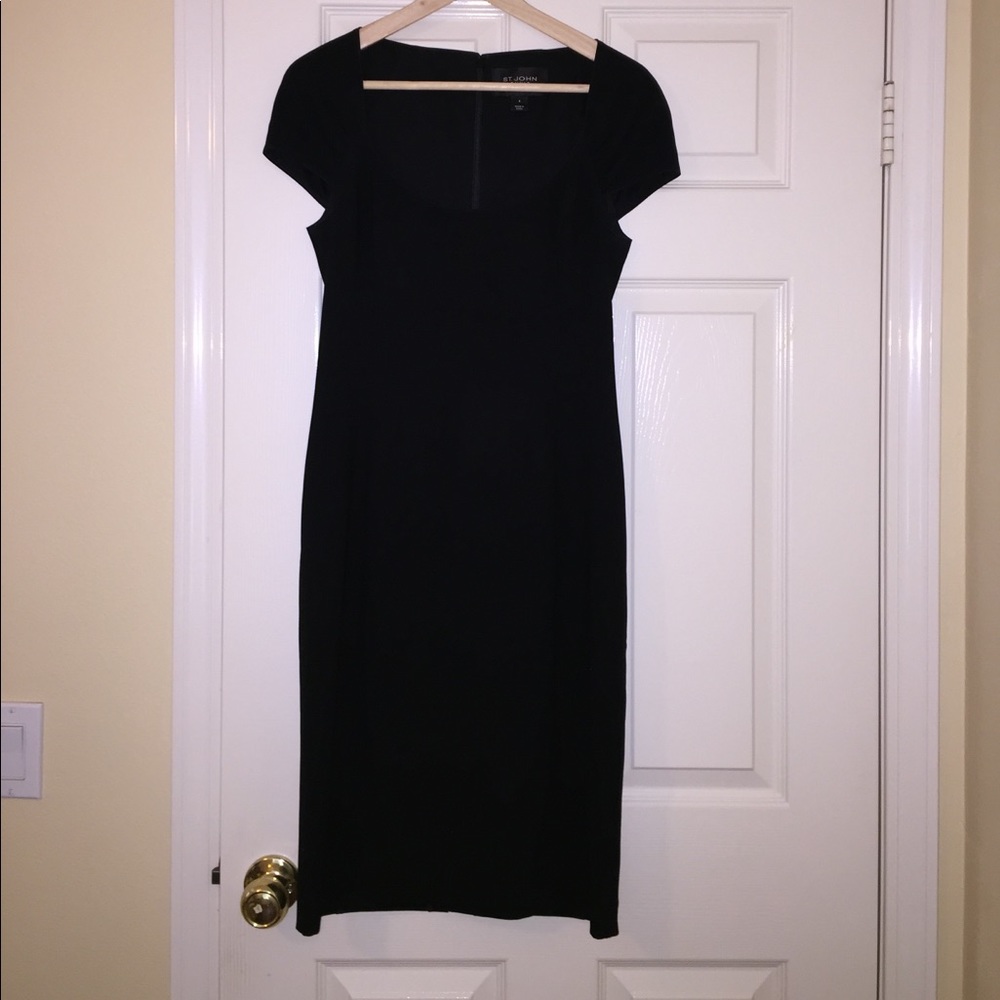 LBD - St John Caviar little black dress