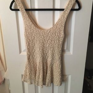 Urban Floral Peplum Top