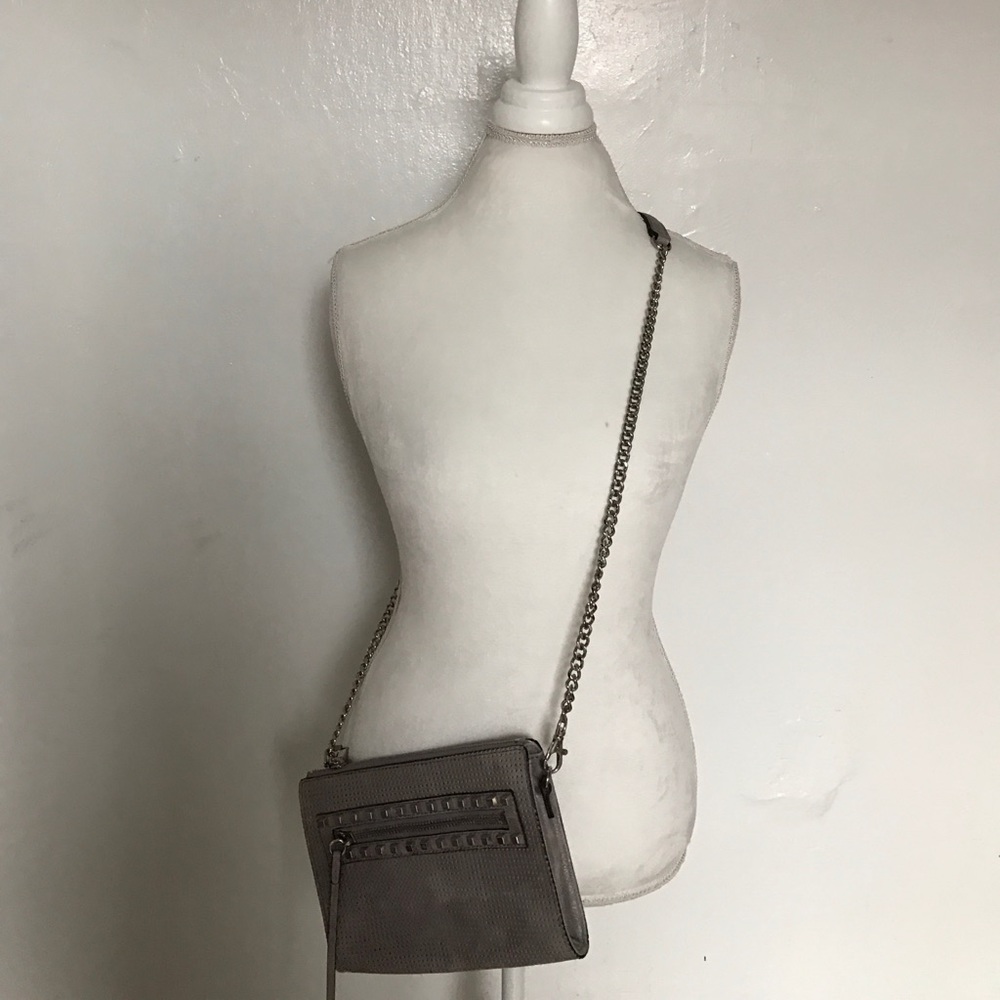 Studded cross body bag