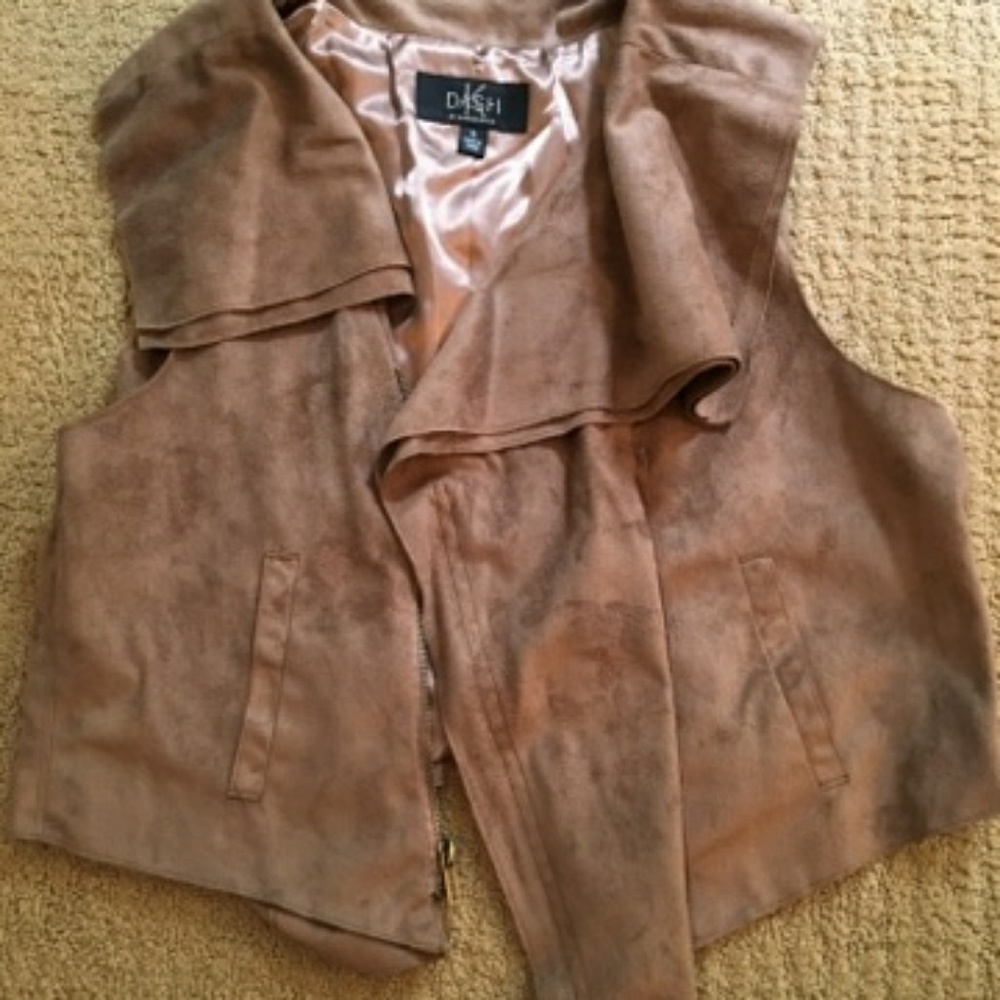 DASH suede vest
