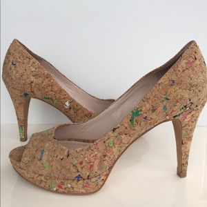 Vince Camuto Peep Toe Pumps - sz 6