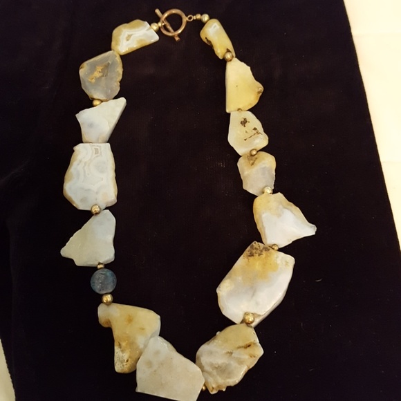 Natural Agate Necklace🧡 - Picture 1 of 5