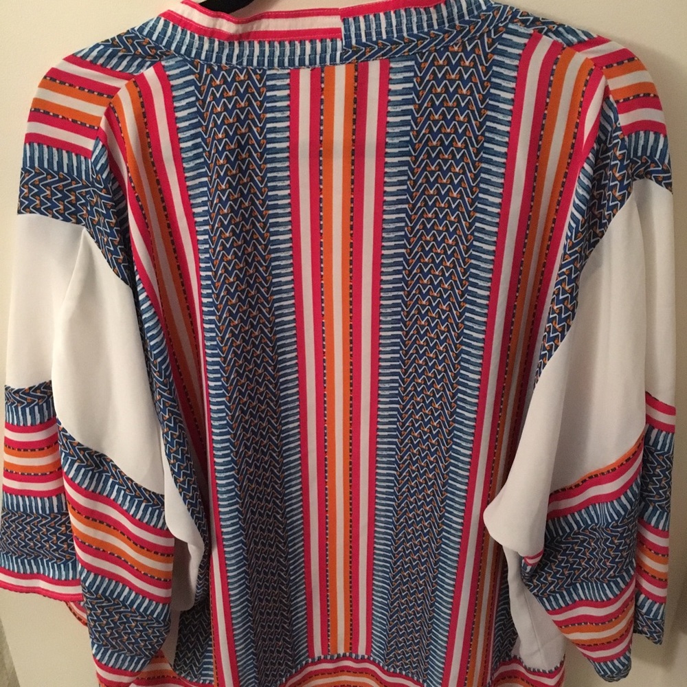 Colorful Printed Kimono - Picture 4 of 6