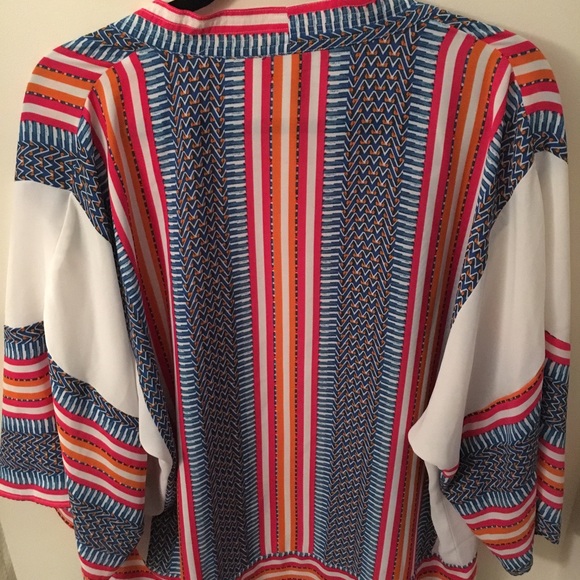 Colorful Printed Kimono - Picture 4 of 6