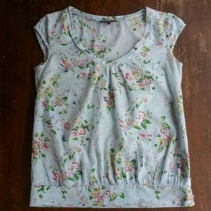 Modcloth Emily & Fin Vintage SpringFloral Blouse