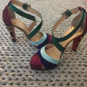 Size 38 Louboutins. Worn one night for 3 hours.