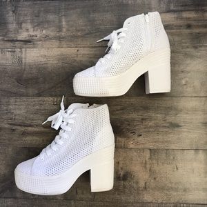 Jeffrey Campbell "as if" platform booties size 8.5