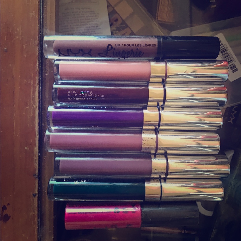 Color pop and NYX matte lipstick