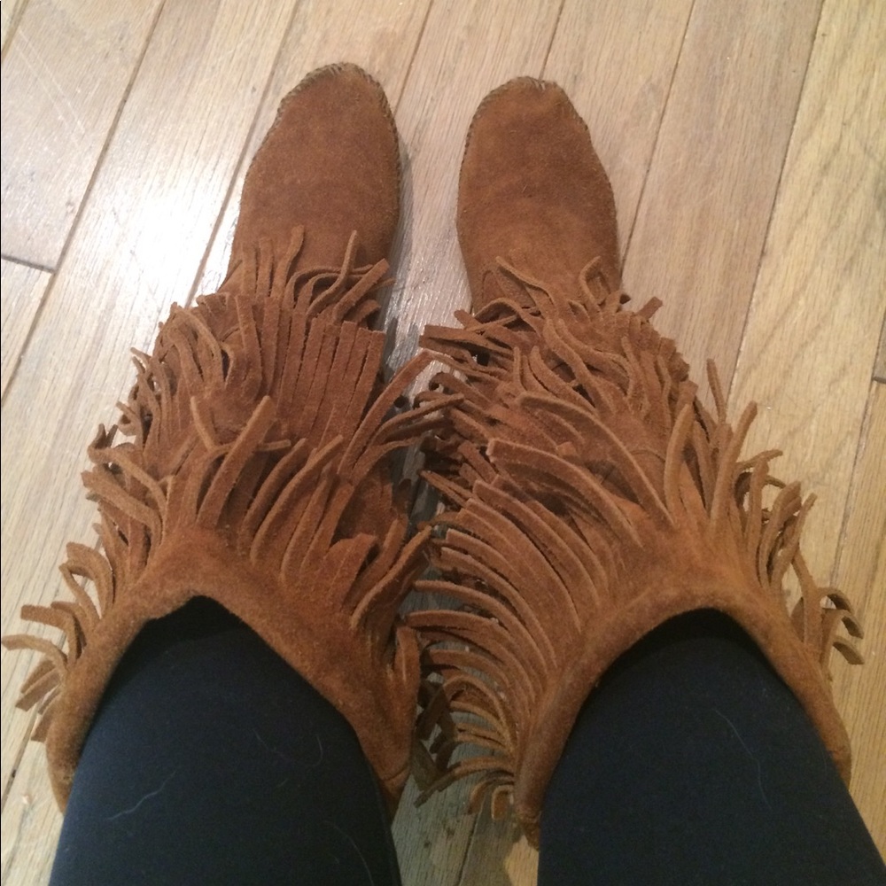 3 Layer Fringe Boots