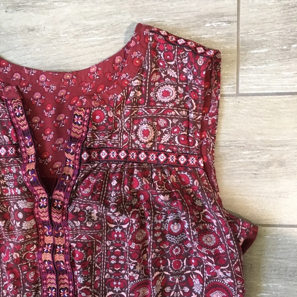 SOLD in Bundle !!!! Anthropologie Tank Mixed Media - Picture 4 of 6