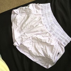 Lilac Lululemon Tracker shorts