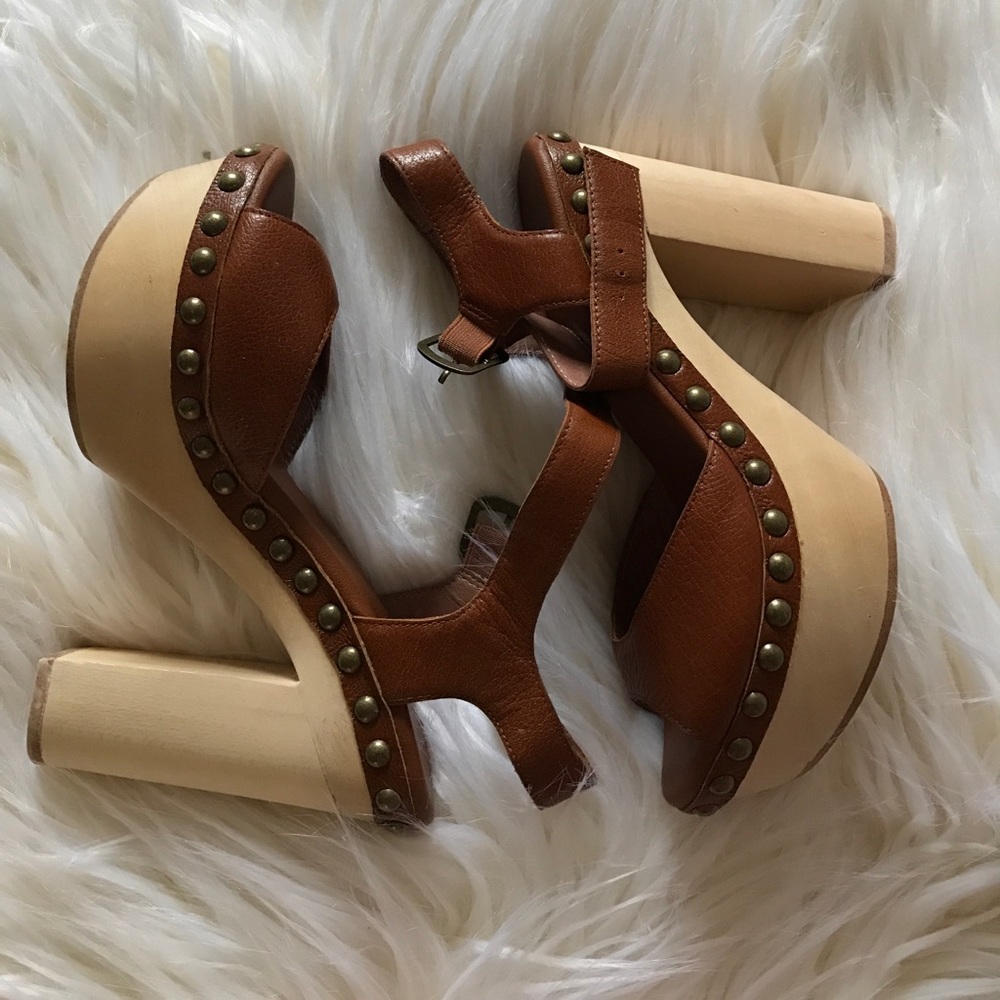 Jeffrey Campbell wooden heels (like new)