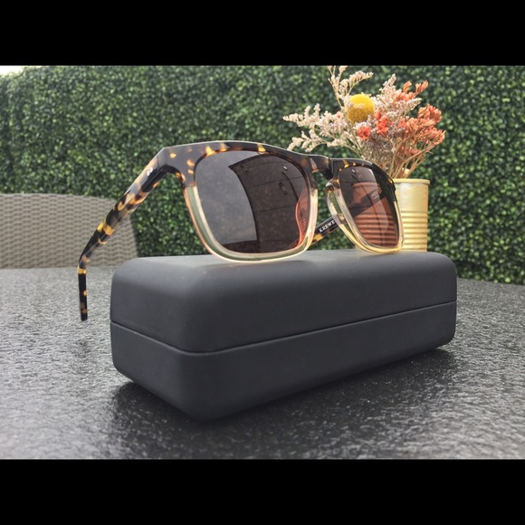 KREWE J.L.P. Tortoise & Champagne Sunglasses - Picture 3 of 3