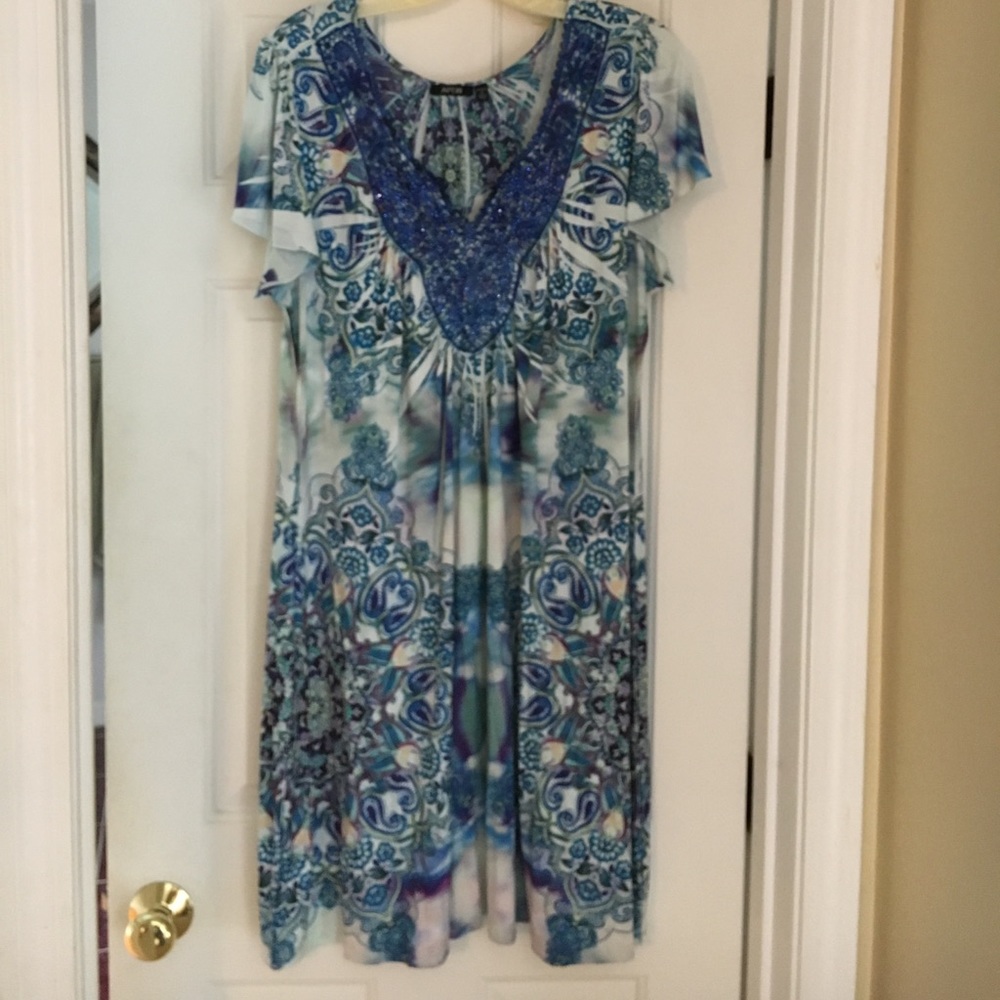 Floral print dress