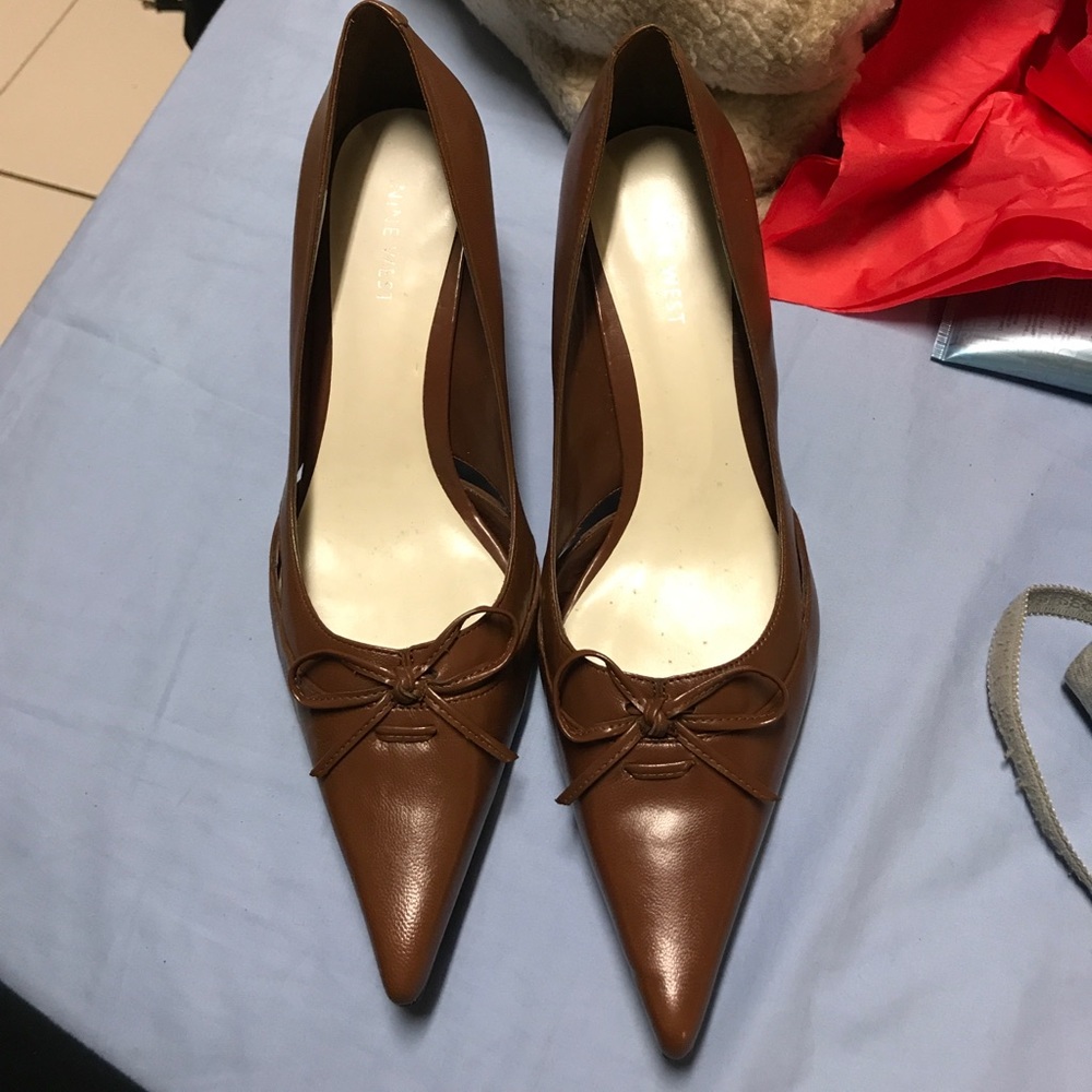 Brown heels