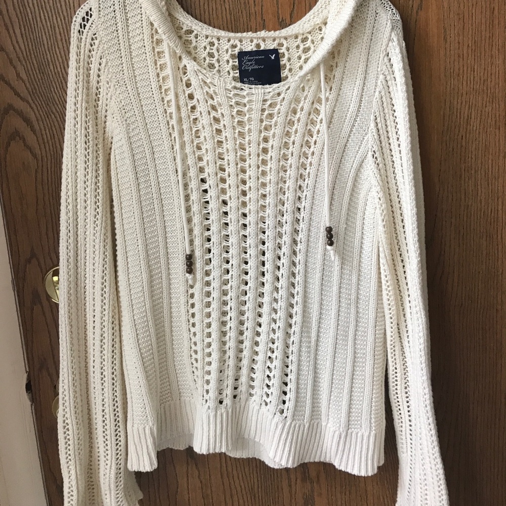 Off white knit sweater American Eagle