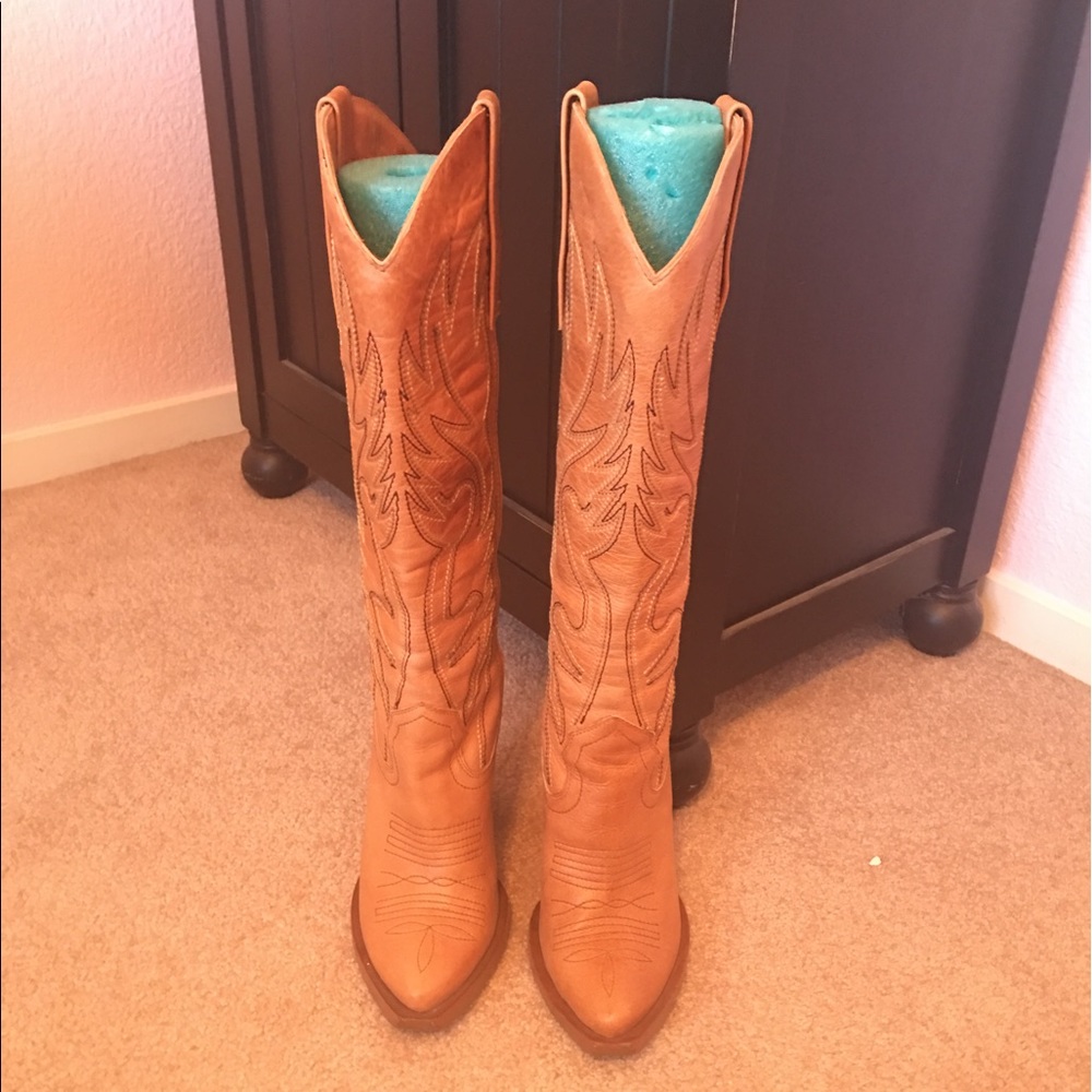 Jessica Simpson Albilene size 7.5 cowgirl boots