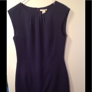 H&M navy blue business dress