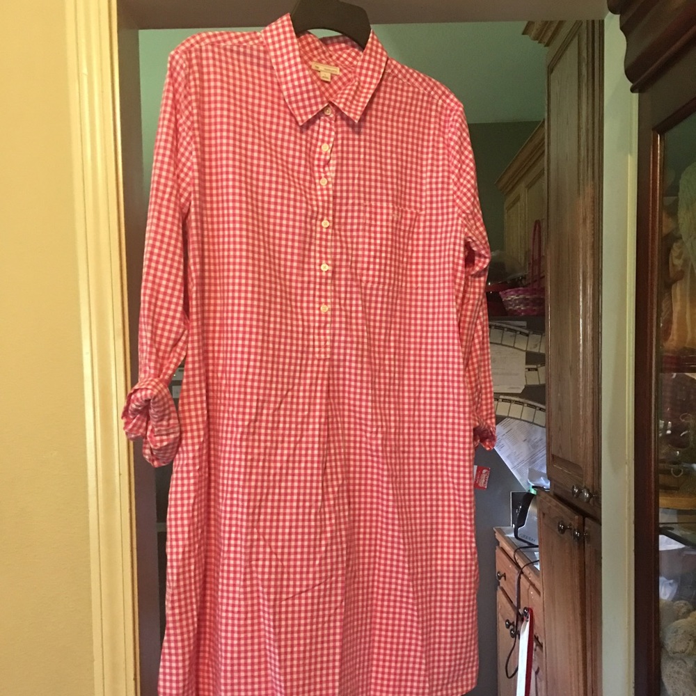 Gap size large shirt dress