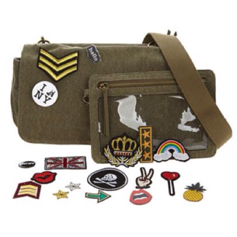 🍃💕NWT Steve Madden DIY Canvas Crossbody Bag