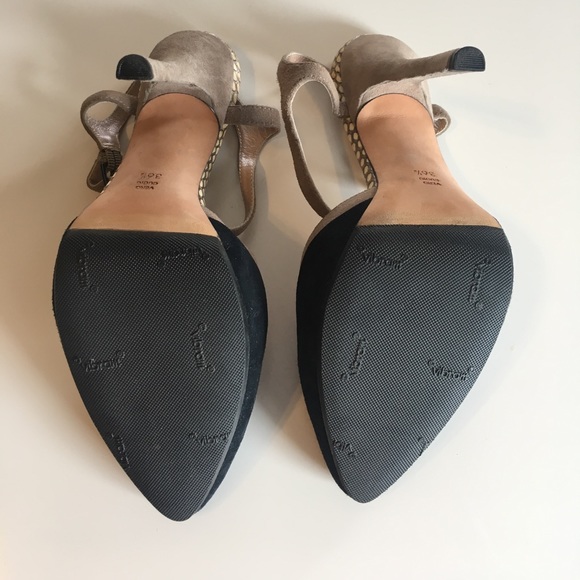 Jean-Michel Cazabat Zelia Suede T-Strap Pump - Picture 4 of 5