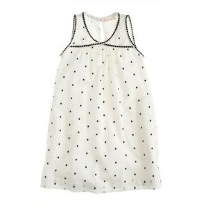 Jcrew dotted sleeveless dress