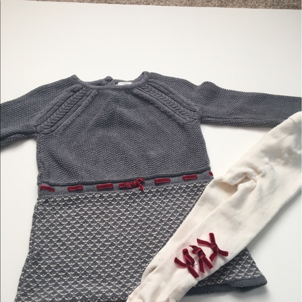 Sweater Dress w Stockings