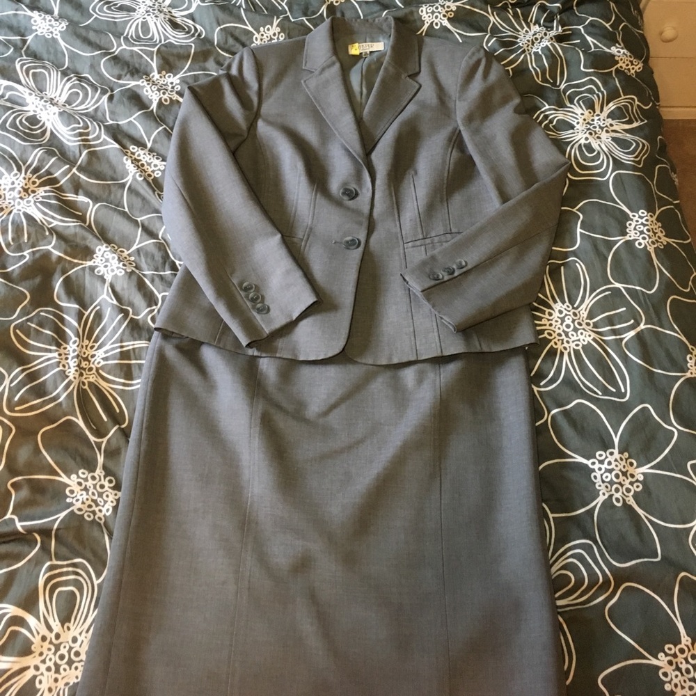 Grey suit dress