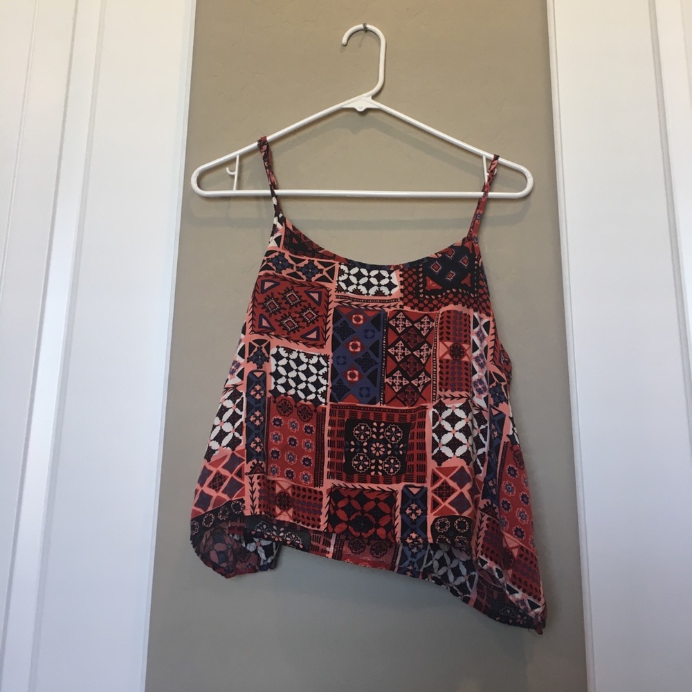 Patterned crop top