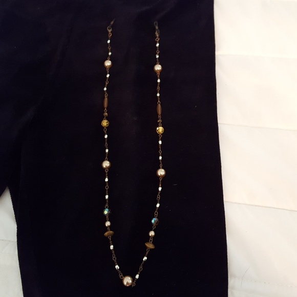 Beaded Glass Chain🧡 - Picture 1 of 4