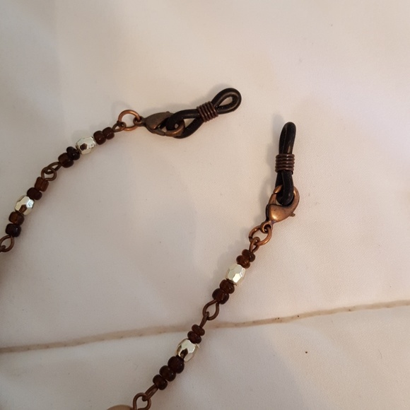 Beaded Glass Chain🧡 - Picture 3 of 4