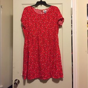 Old navy floral t-shirt dress size large