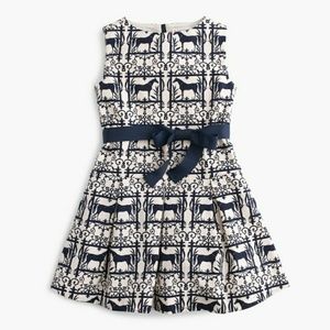 Jcrew dress in wild horses print