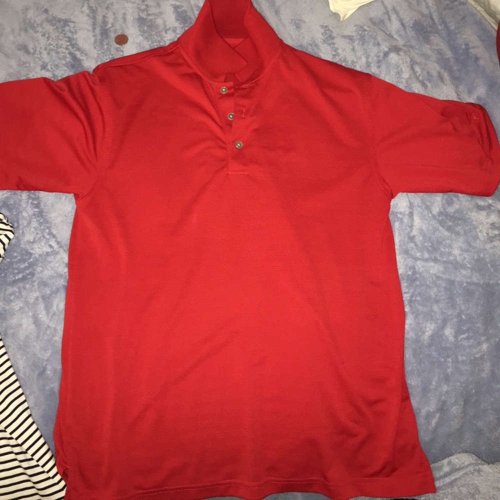 Medium plain Red Polo