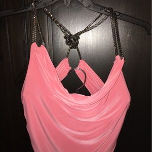 NWT!!! Salmon silk cocktail dress
