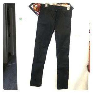 Waxed Denim H&M Pants