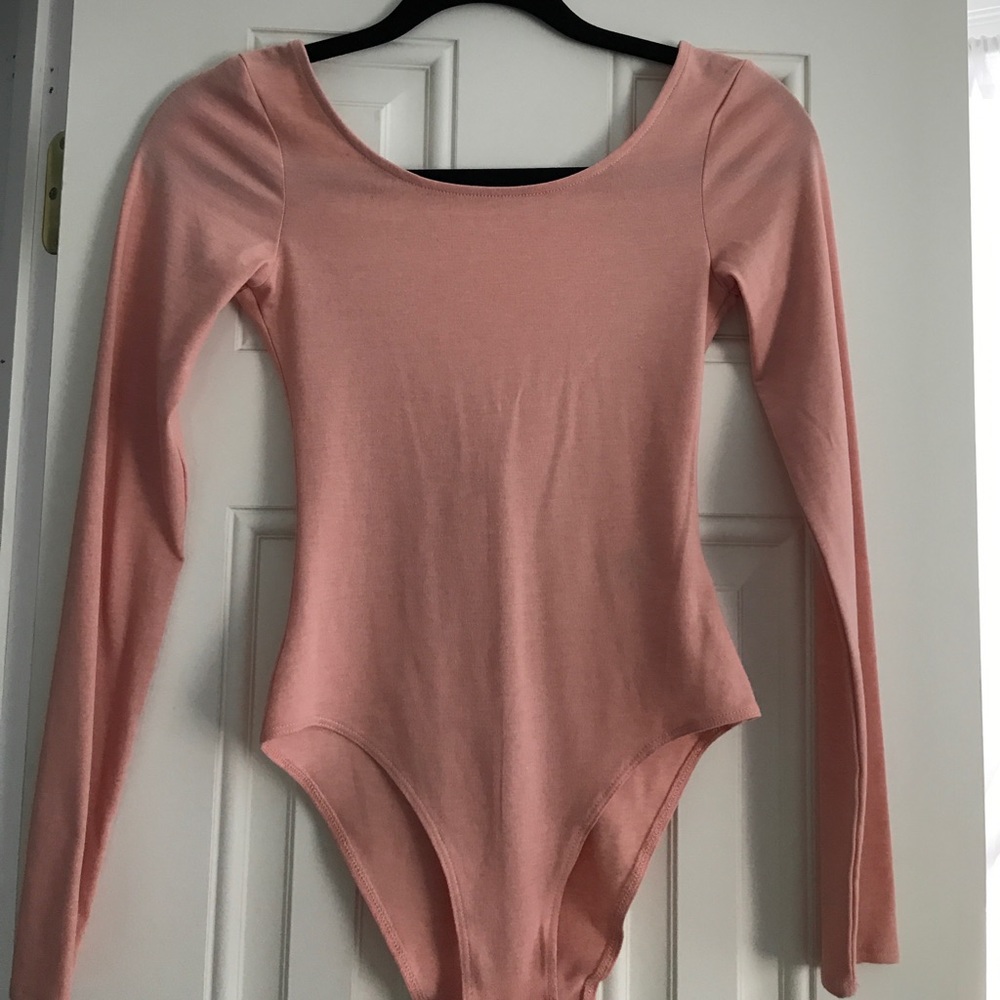 Brand new peach pink body suit