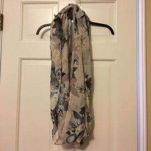 Charlotte Russe floral infinity scarf