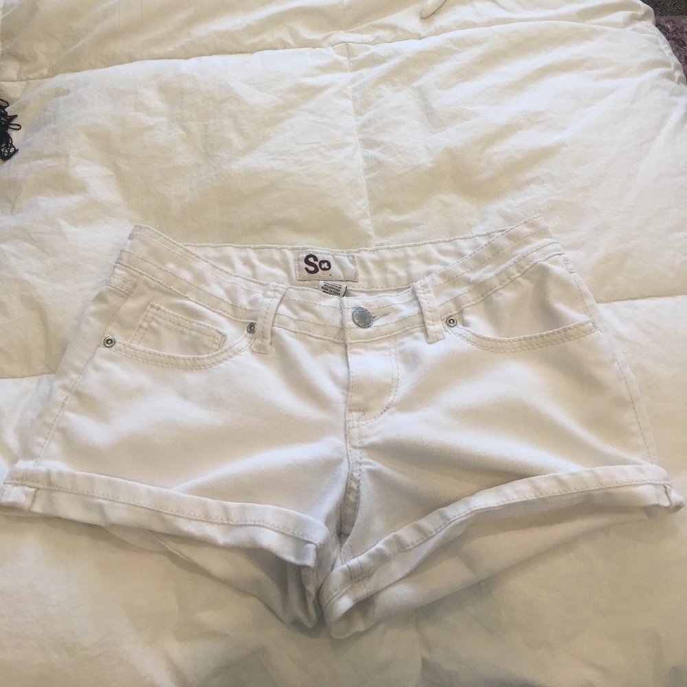 White shorts